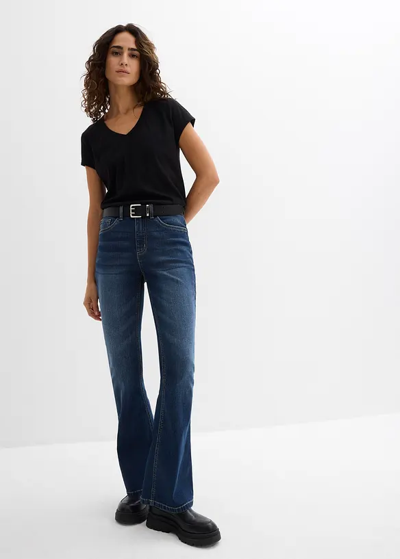 T-shirt van puur biologisch katoen ( set van 2), bonprix