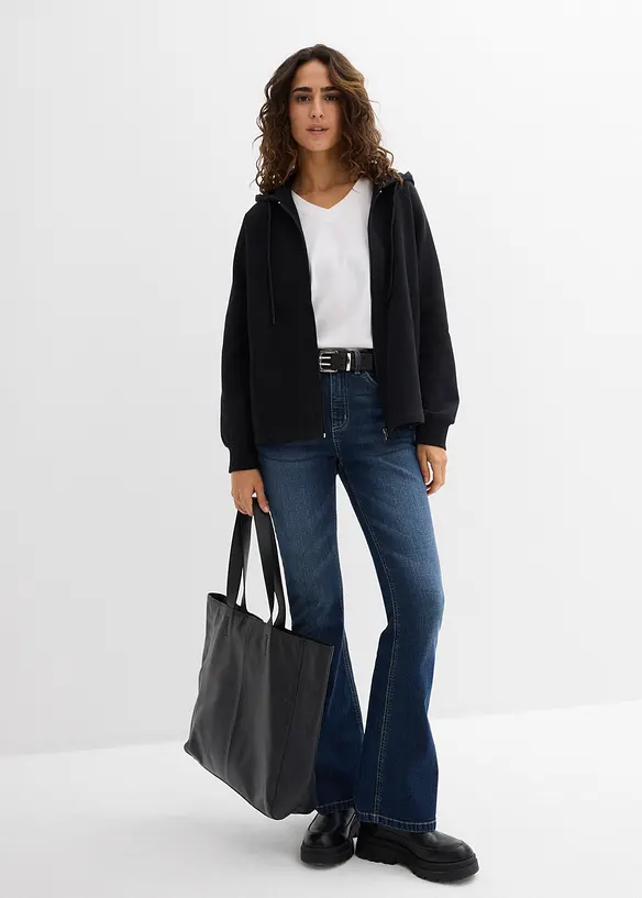 Sweatvest van puur biologisch katoen, bonprix