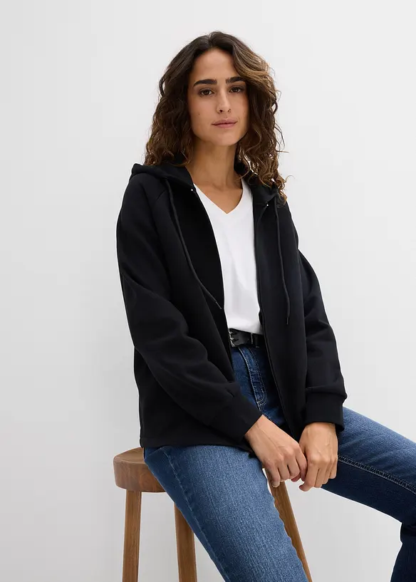 Sweatvest van puur biologisch katoen, bonprix