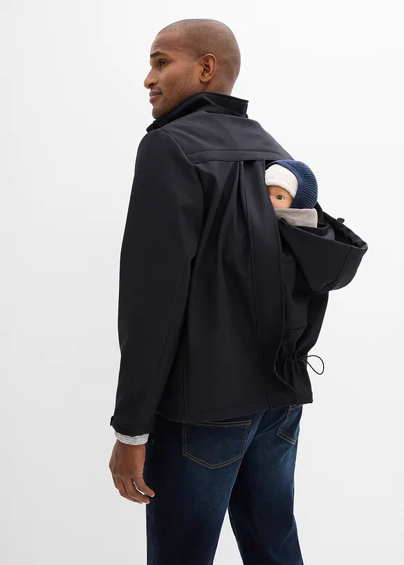 3-in-1 draagjas voor heren met draagfunctie aan de voor- en achterkant, bonprix