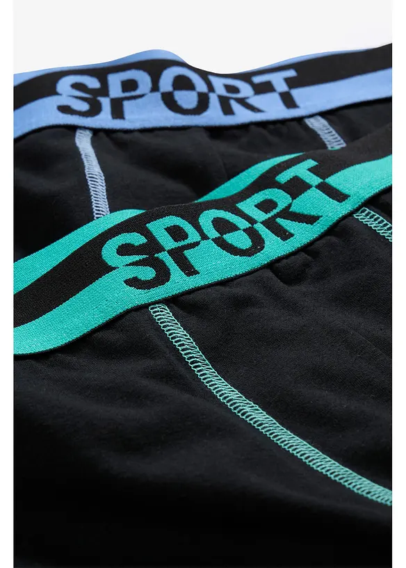 Lange boxershorts, strak, van zacht katoen (set van 2), bonprix