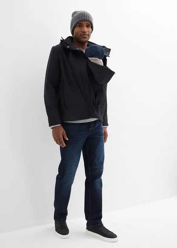 3-in-1 draagjas voor heren met draagfunctie aan de voor- en achterkant, bonprix