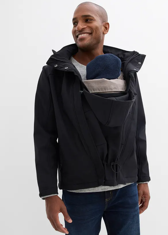 3-in-1 draagjas voor heren met draagfunctie aan de voor- en achterkant, bonprix