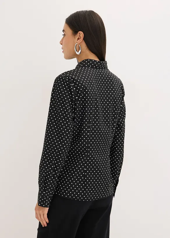 Overhemdblouses met katoen (set van 2), bonprix