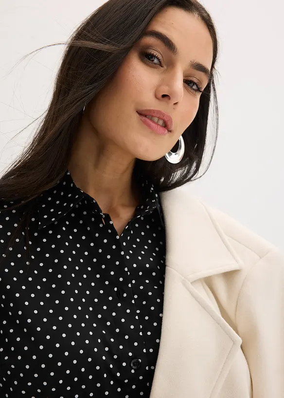 Overhemdblouses met katoen (set van 2), bonprix