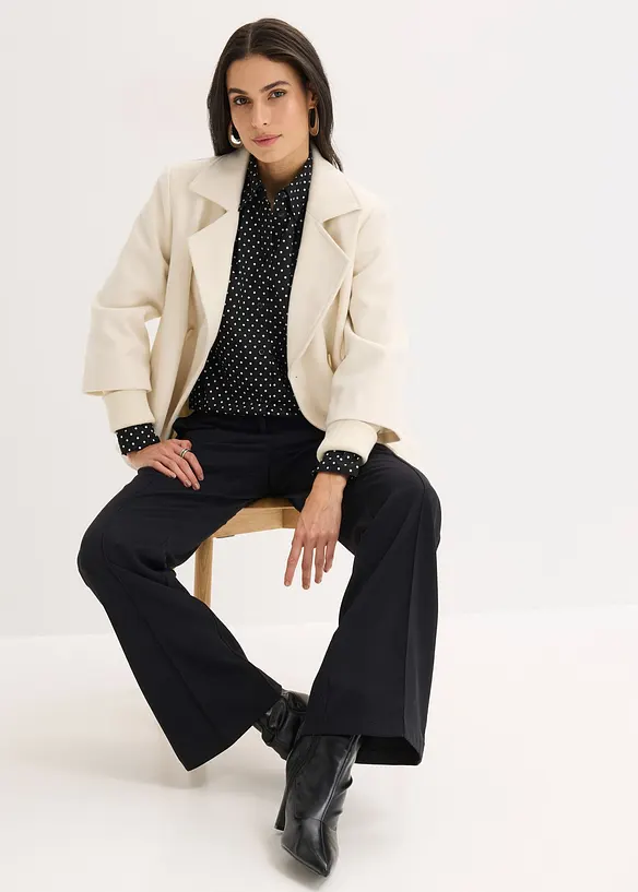 Overhemdblouses met katoen (set van 2), bonprix