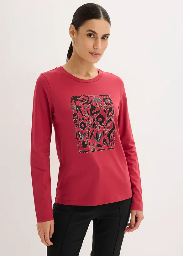 Longsleeve met biologisch katoen, bonprix