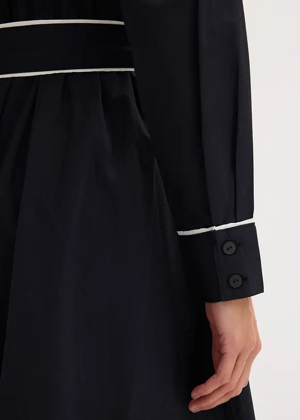 Overhemdjurk van katoenpopeline, strijkvrij, bonprix