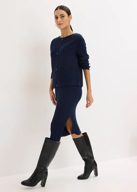 Jurk en gilet (2-dlg. set), bonprix