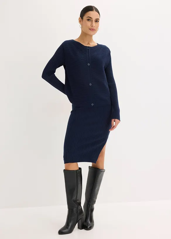 Jurk en gilet (2-dlg. set), bonprix