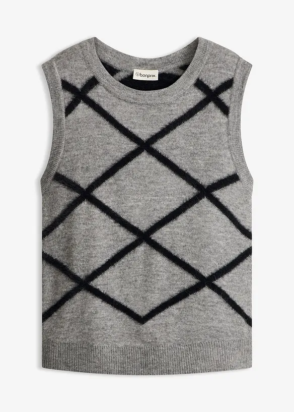 Spencer met veergaren, bonprix