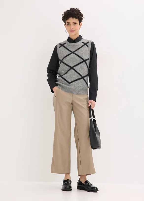 Spencer met veergaren, bonprix