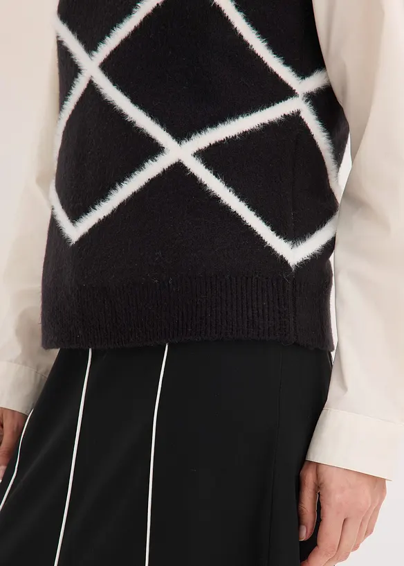 Spencer met veergaren, bonprix