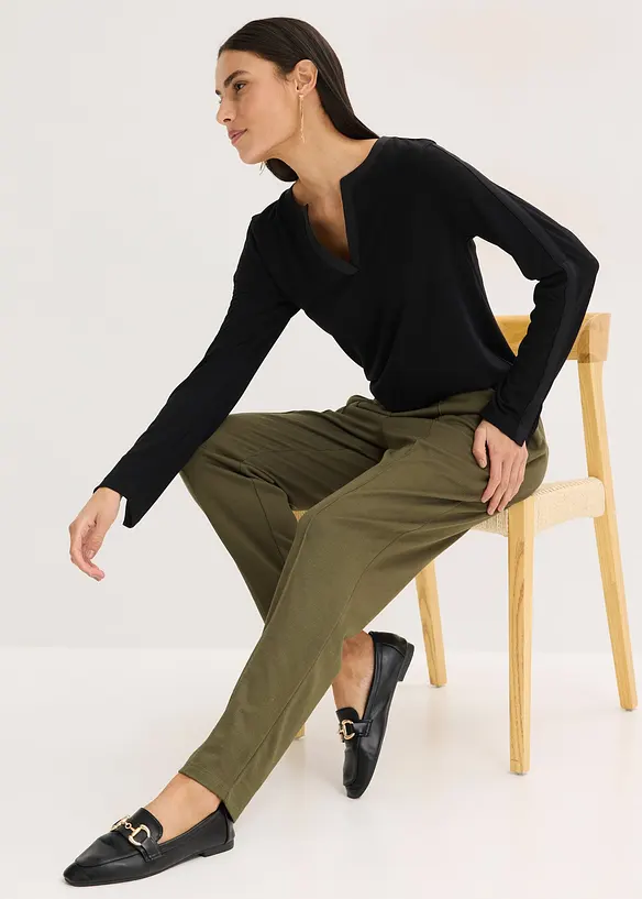 Instapbroek met bies, bonprix