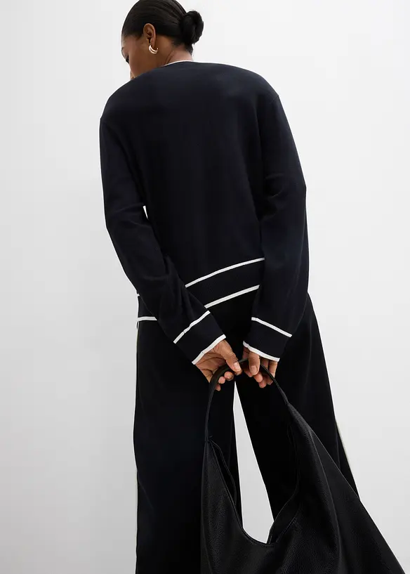 Fijngebreide trui in een viscosemix, bonprix