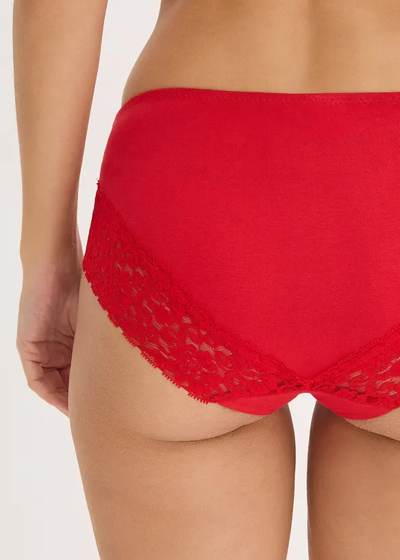 Hipster met kant (set van 4), bonprix