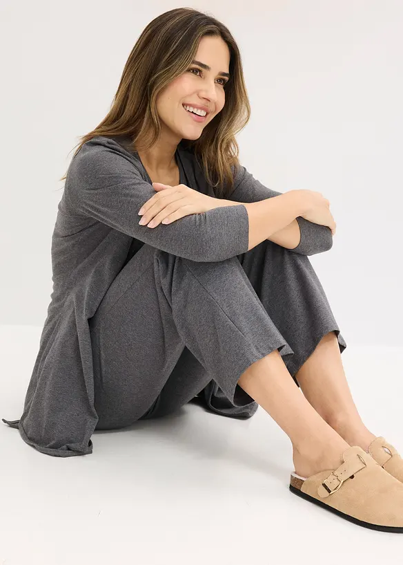 Loungewear huispak met viscose (3-dlg. set), bonprix