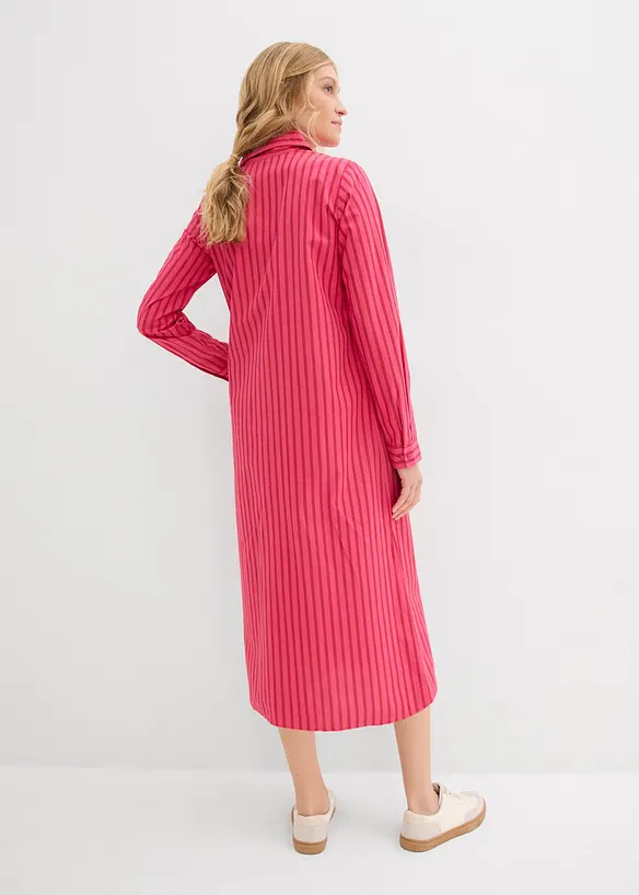 Jurk van katoen met een overhemdkraag, bonprix