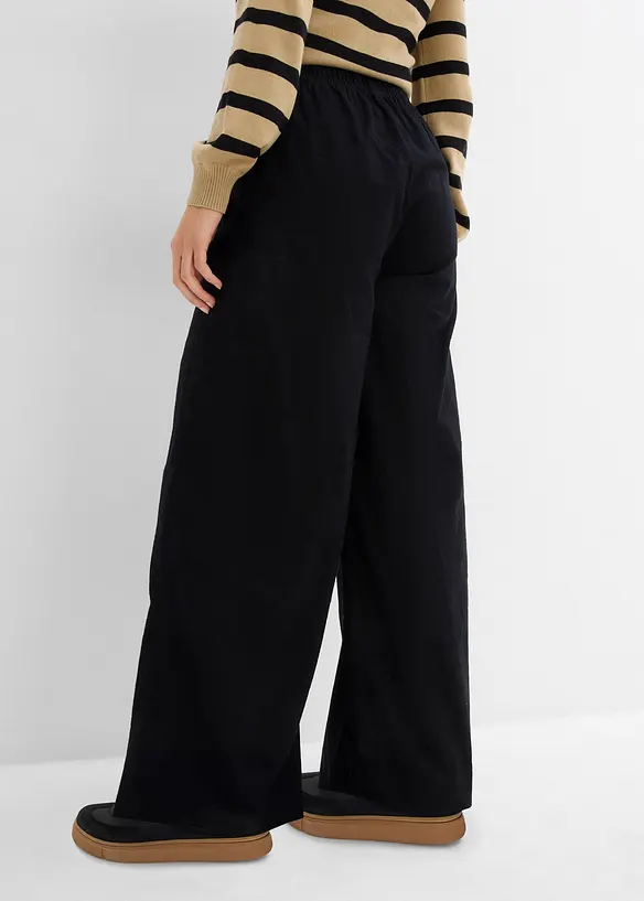 Palazzo broek van puur katoen, bonprix