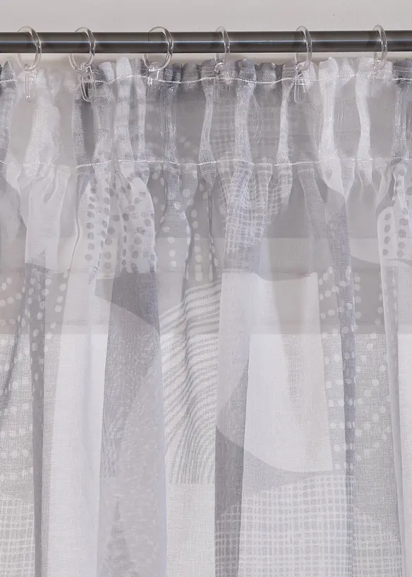 Gordijn van gerecycled polyester, met print (1 stuk), bonprix