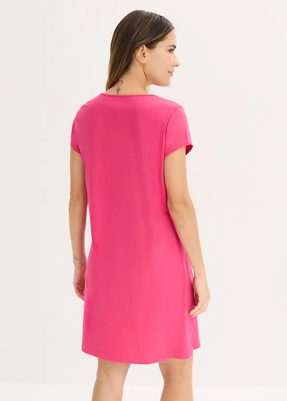 Kort nachthemd van biologisch katoen, bonprix