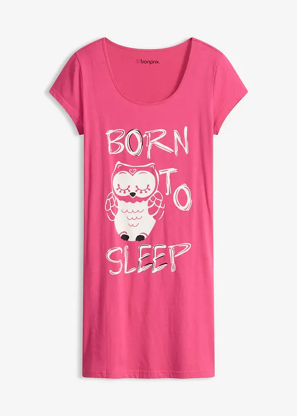 Kort nachthemd van biologisch katoen, bonprix