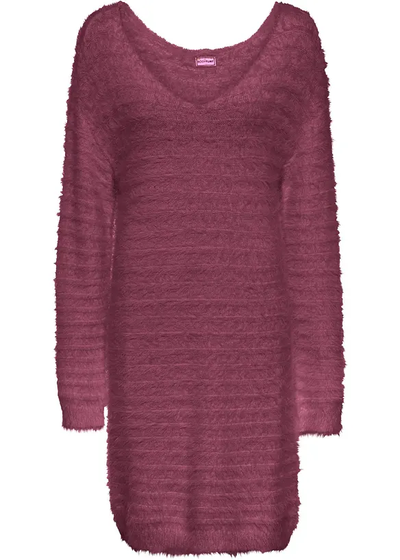 Lange fluffy trui, bonprix