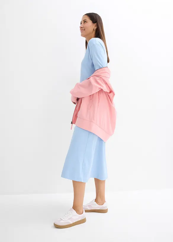 Jersey jurk van zwaar biologisch katoen, bonprix