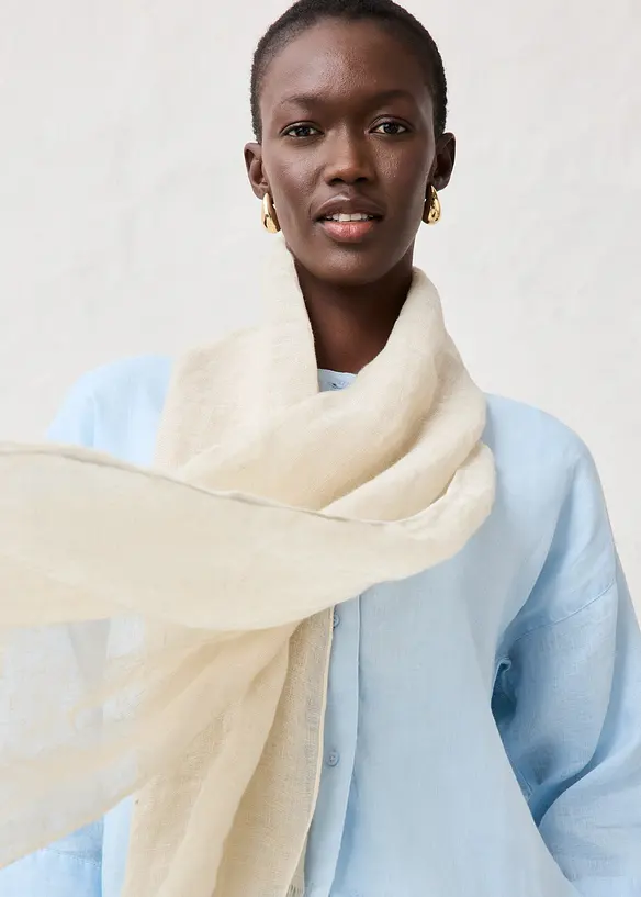 Zomerse linnen sjaal, bonprix