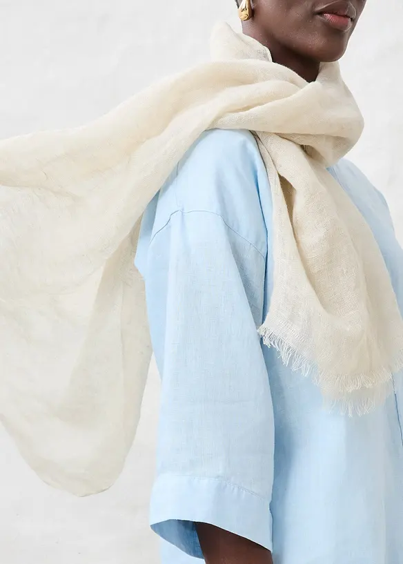 Zomerse linnen sjaal, bonprix