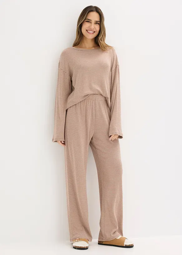 Oversized pyjama van zacht katoen, bonprix