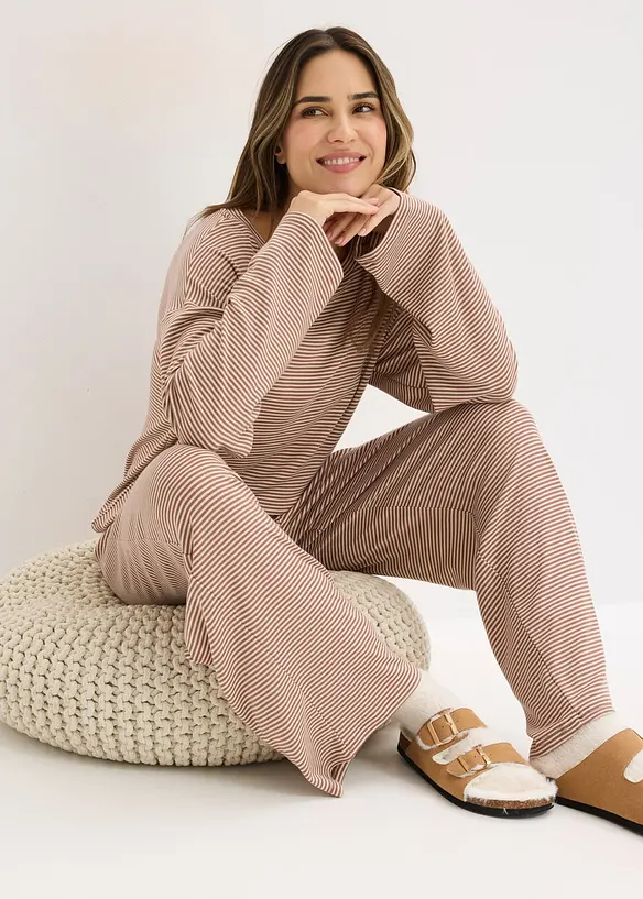Oversized pyjama van zacht katoen, bonprix