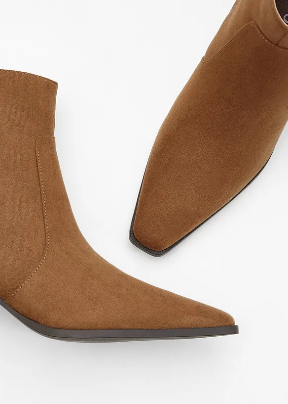 Enkellaarsjes met blokhak, bonprix