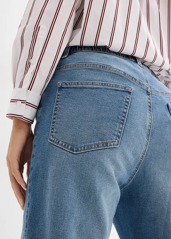 Loose fit straight jeans, high waist, bonprix
