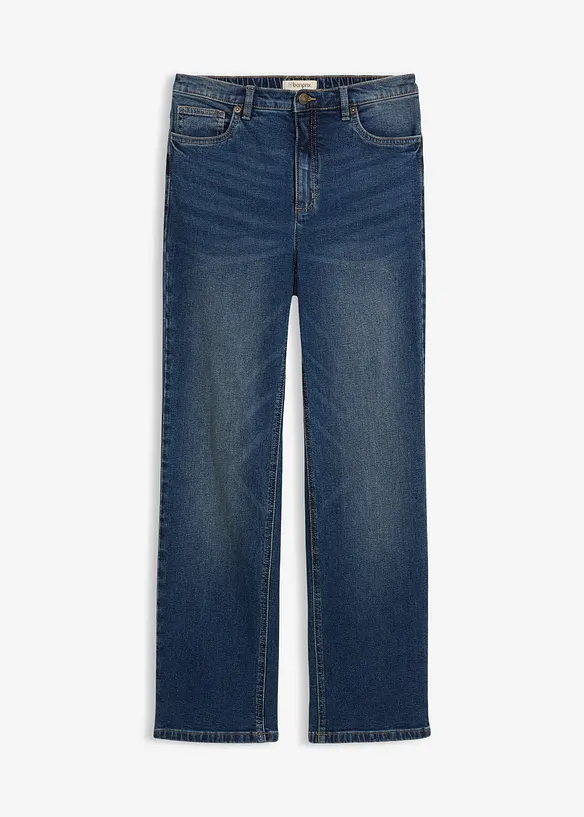 Loose fit straight jeans, high waist, bonprix