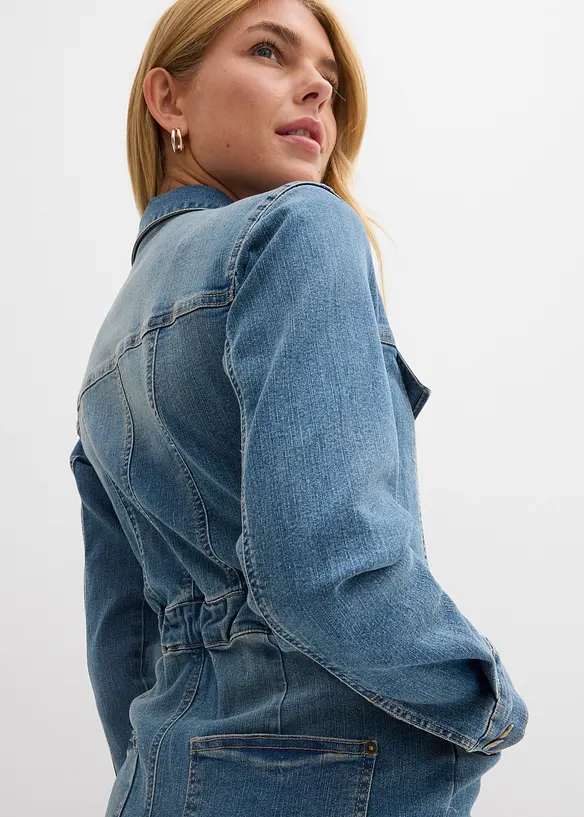 Spijkerjurk met biologisch katoen, bonprix