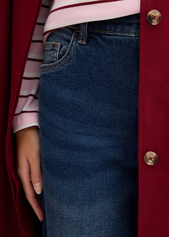 Mom jeans high waist, cropped, bonprix