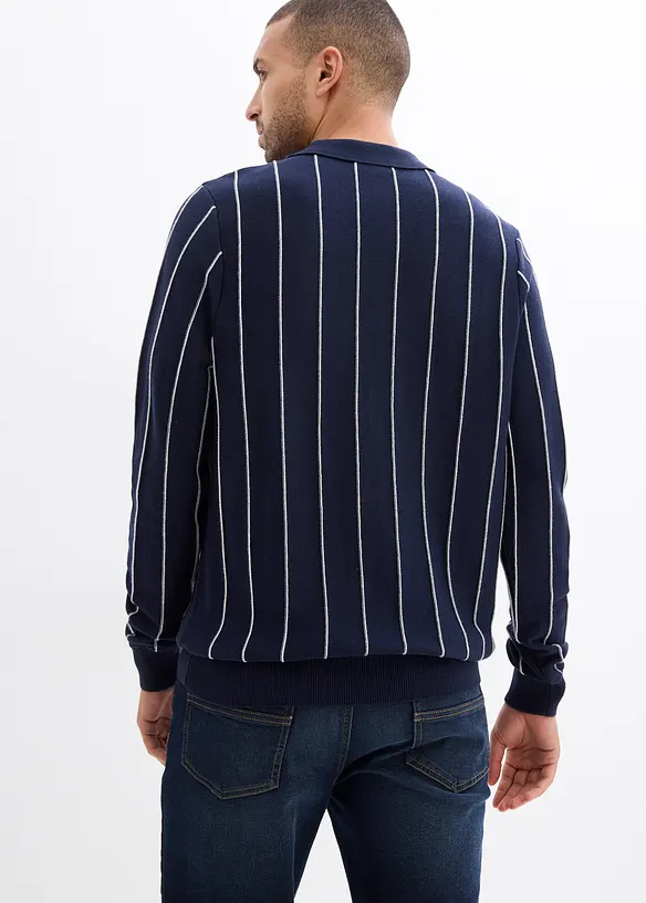 Fijngebreide trui met polokraag, bonprix