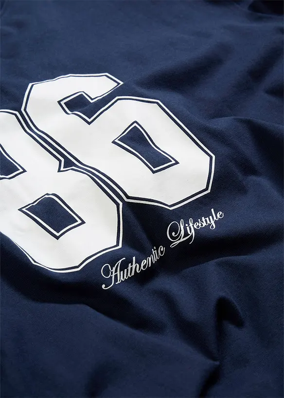 Oversized longsleeve van biologisch katoen, bonprix