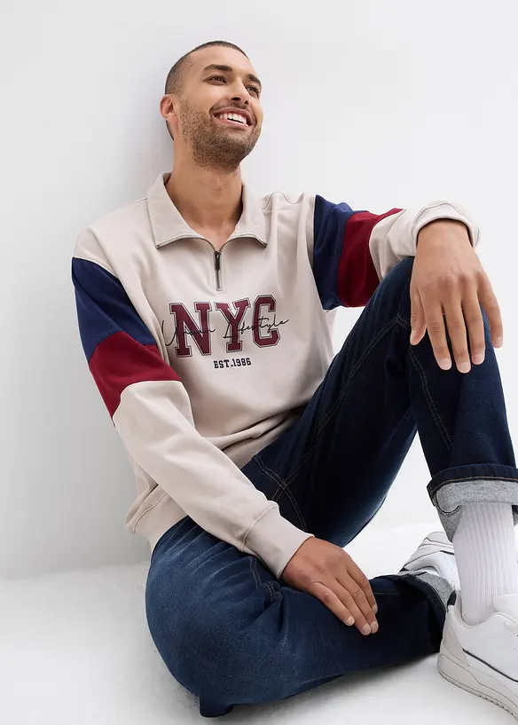 Sweater van biologisch katoen, loose fit, bonprix