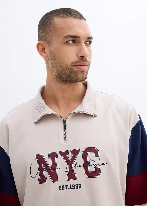 Sweater van biologisch katoen, loose fit, bonprix