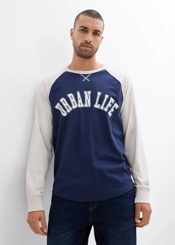 Longsleeve van biologisch katoen, bonprix