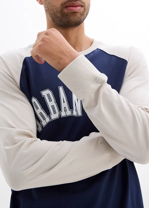 Longsleeve van biologisch katoen, bonprix