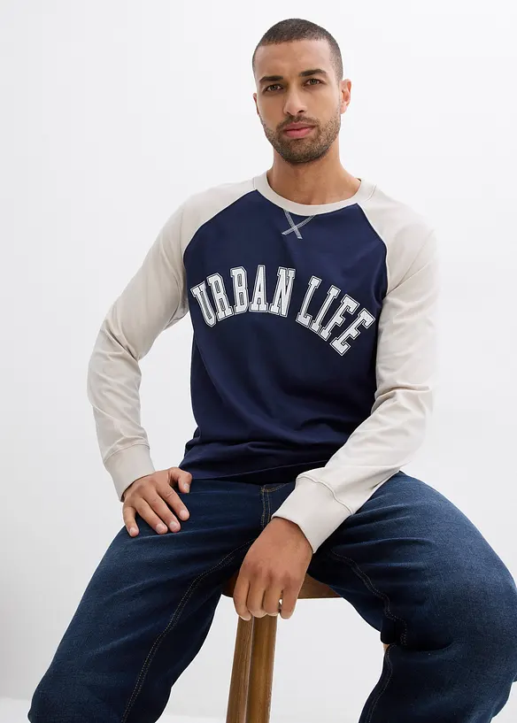 Longsleeve van biologisch katoen, bonprix