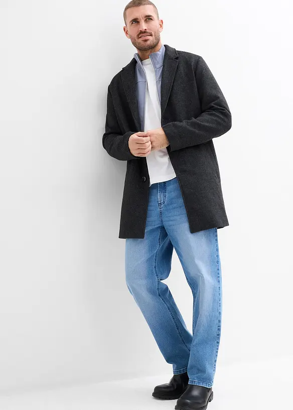 Loose fit jeans, straight, bonprix