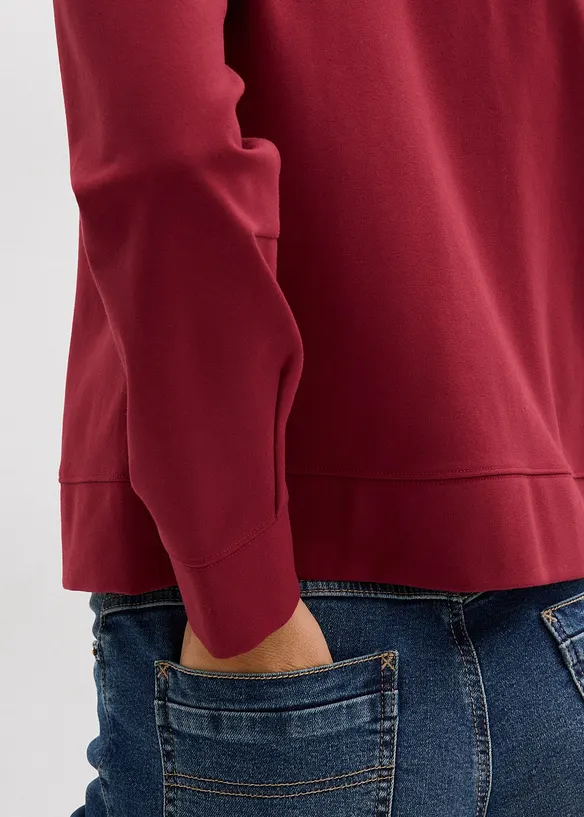 Sweatvest van comfortabel Punto di Roma, bonprix