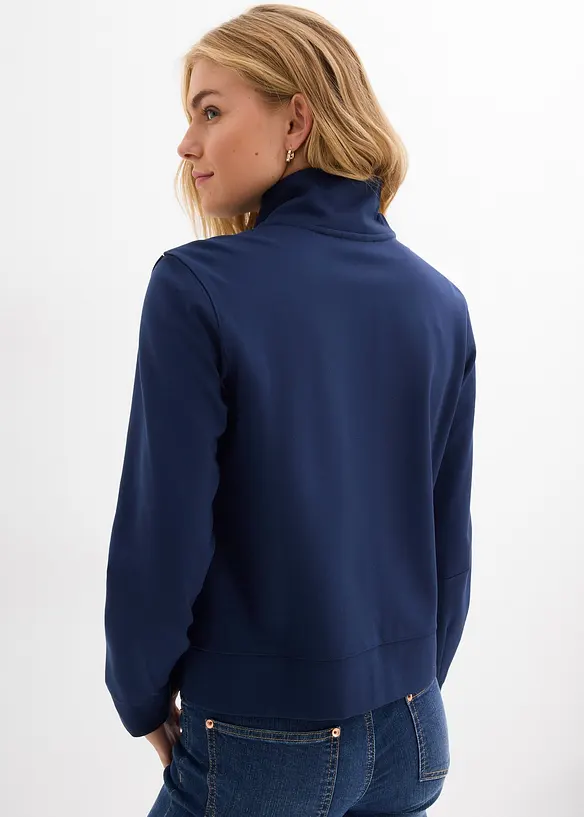 Sweatvest van comfortabel Punto di Roma, bonprix