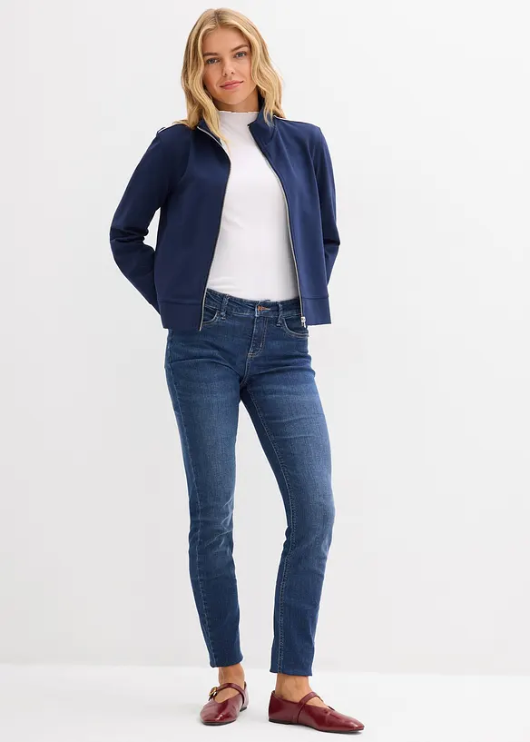 Sweatvest van comfortabel Punto di Roma, bonprix