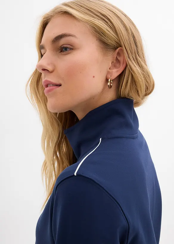 Sweatvest van comfortabel Punto di Roma, bonprix