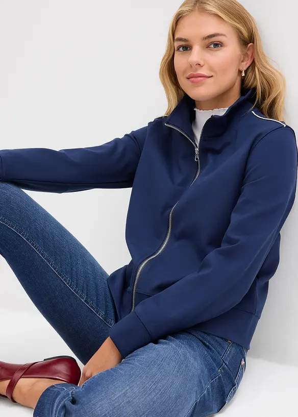 Sweatvest van comfortabel Punto di Roma, bonprix